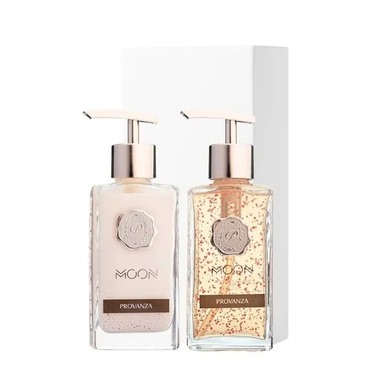 Kit Moon Sabonete Liquido E Creme Mãos E Corpo Provanza