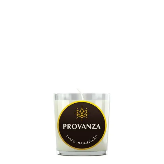 Vela Perfumada Limão e Manjericão 160G Provanza