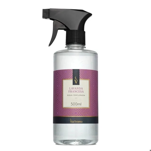 Água Perfumada Lavanda Francesa Via Aroma 500ml