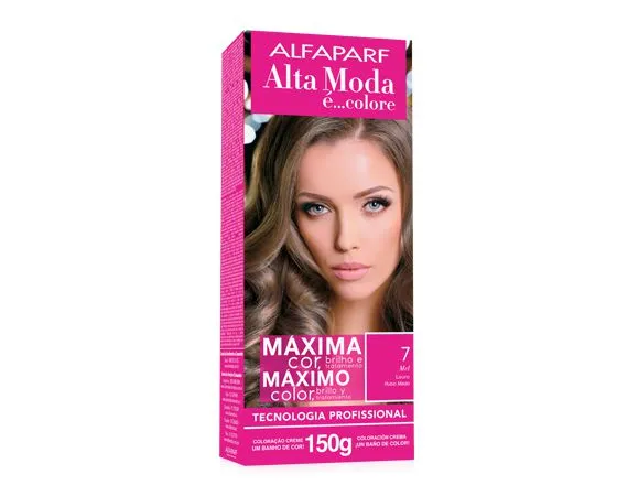 Tintura para Cabelo Alta Moda E Colore 7 60G