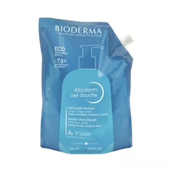 Bioderma Atoderm Gel de Duche Eco Refill 1L