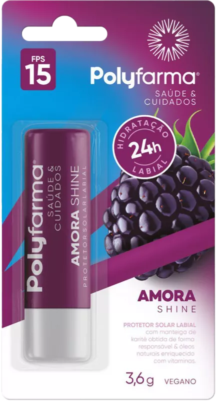 Protetor Labial Amora F15 3,6G Polyfarma