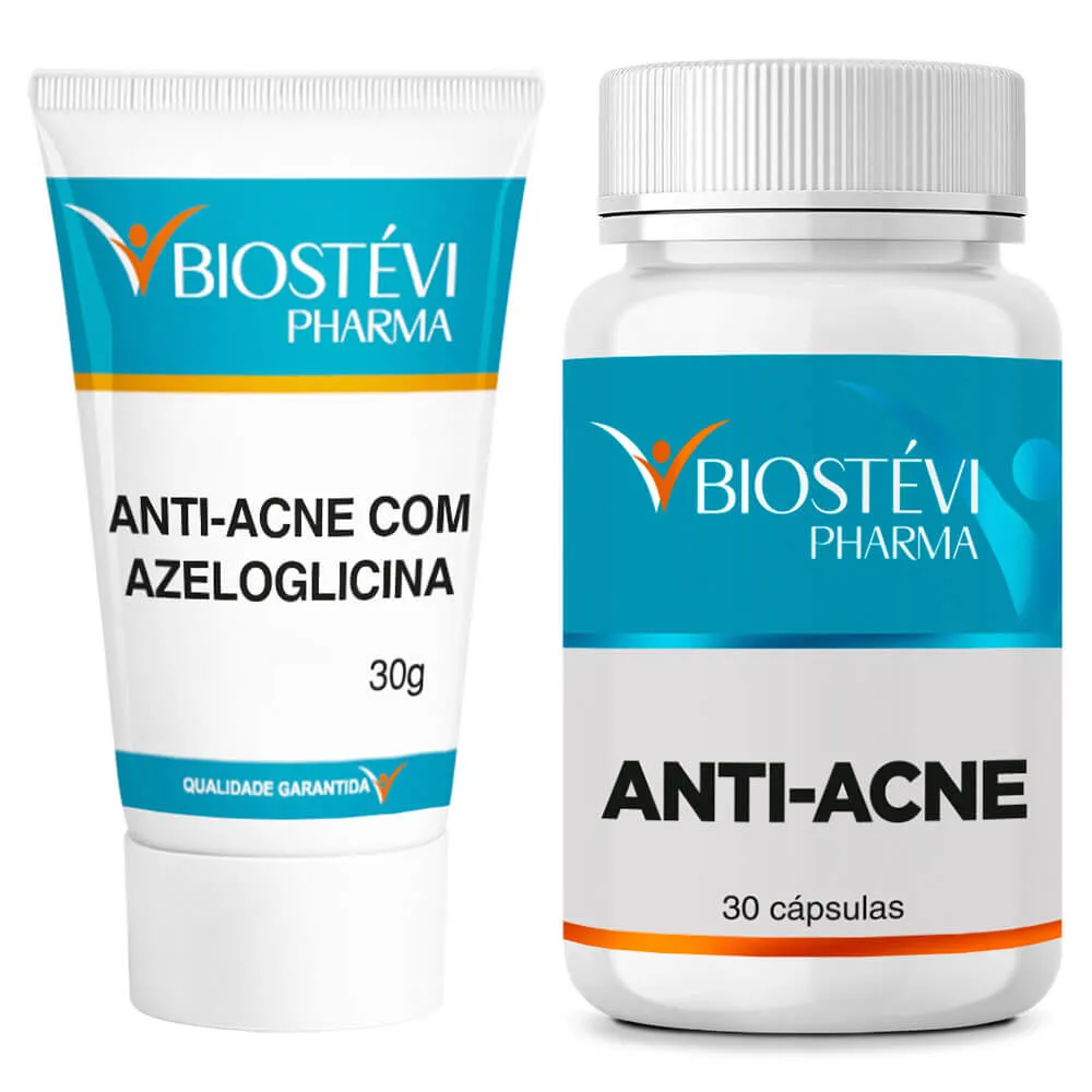 Kit anti-acne + anti-acne com azeloglicina