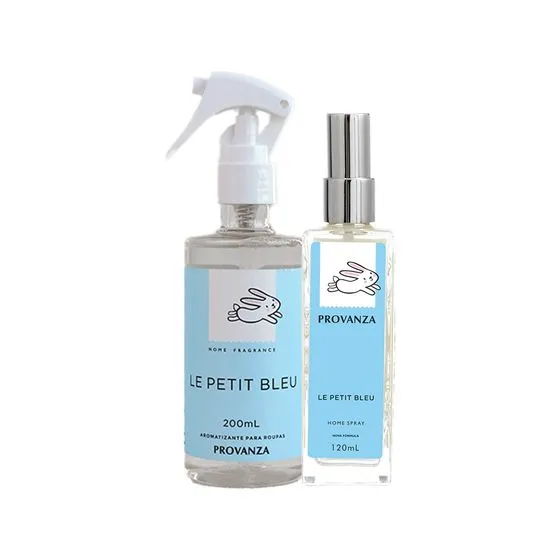 Kit Le Petit Bleu Aromatizante P/ Roupas E Home Spray Provanza