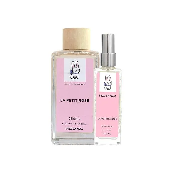 Kit La Petite Rose Difusor de Ambiente e Home Spray Provanza