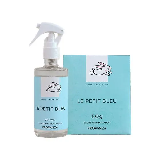 Kit Le Petit Bleu Aromatizante P/ Roupas E Sache Aromatizador Provanza