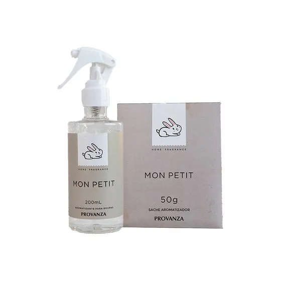 Kit Mon Petit Aromatizante P/ Roupas E Sache Aromatizador Provanza