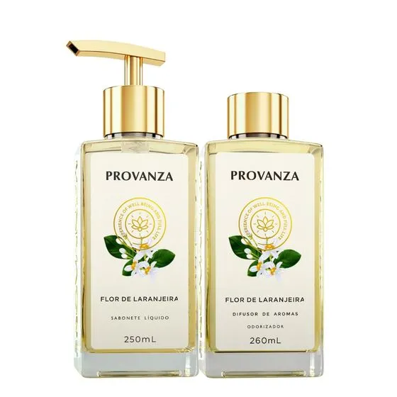 Kit Difusor e Sabonete Liquido Flor de Laranjeira Provanza