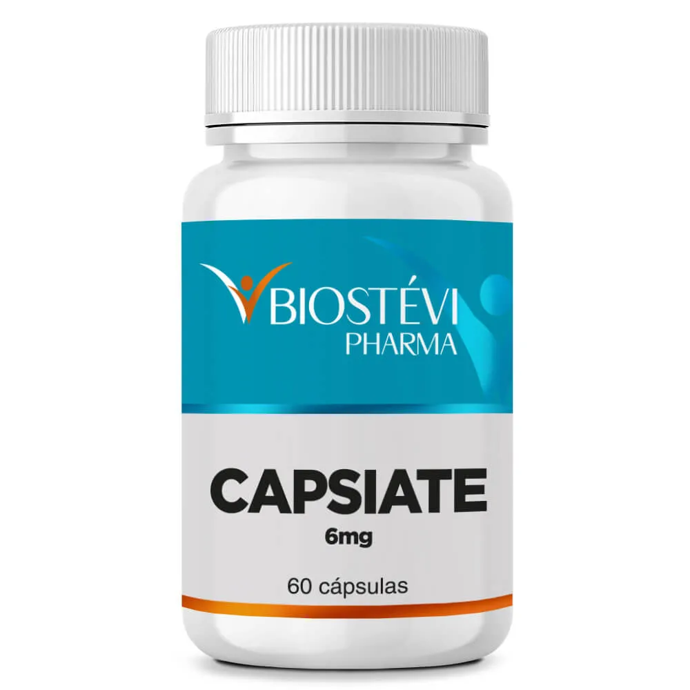 Capsiate 6mg 60 Cápsulas