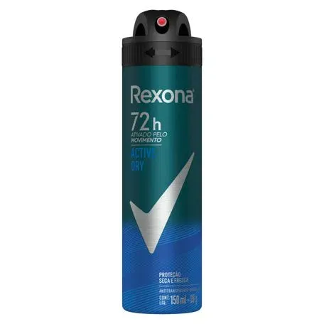 Desodorante Aerosol Active Dry 150ML - Rexona