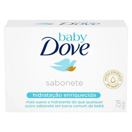 Sabonete Em Barra Enriquecida 75G - Dove Baby