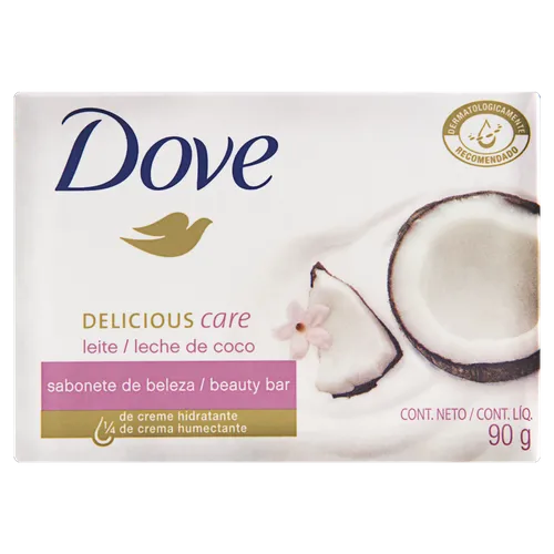 Sabonete em Barra Leite de Coco e Pétalas de Jasmim 90G - Dove