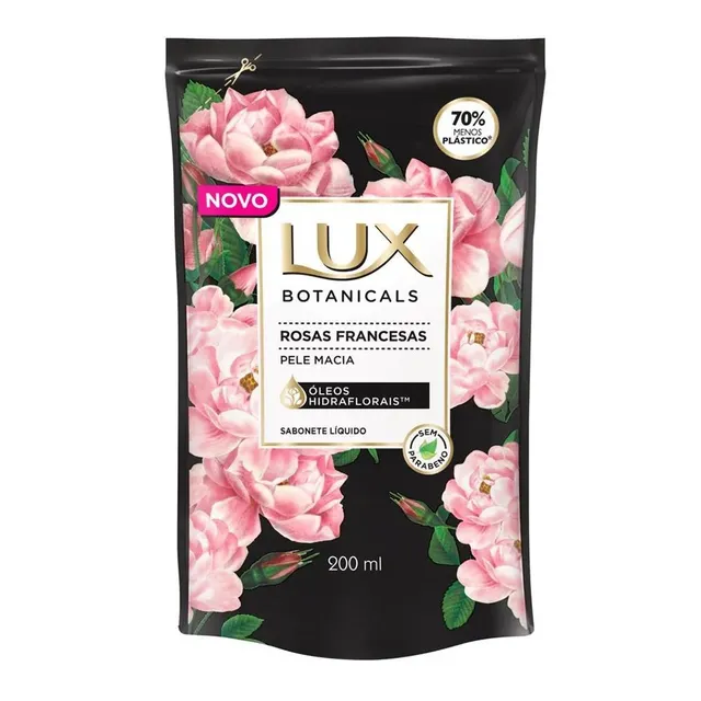 Sabonete Líquido Rosas Francesas Refil 200ML - Lux 