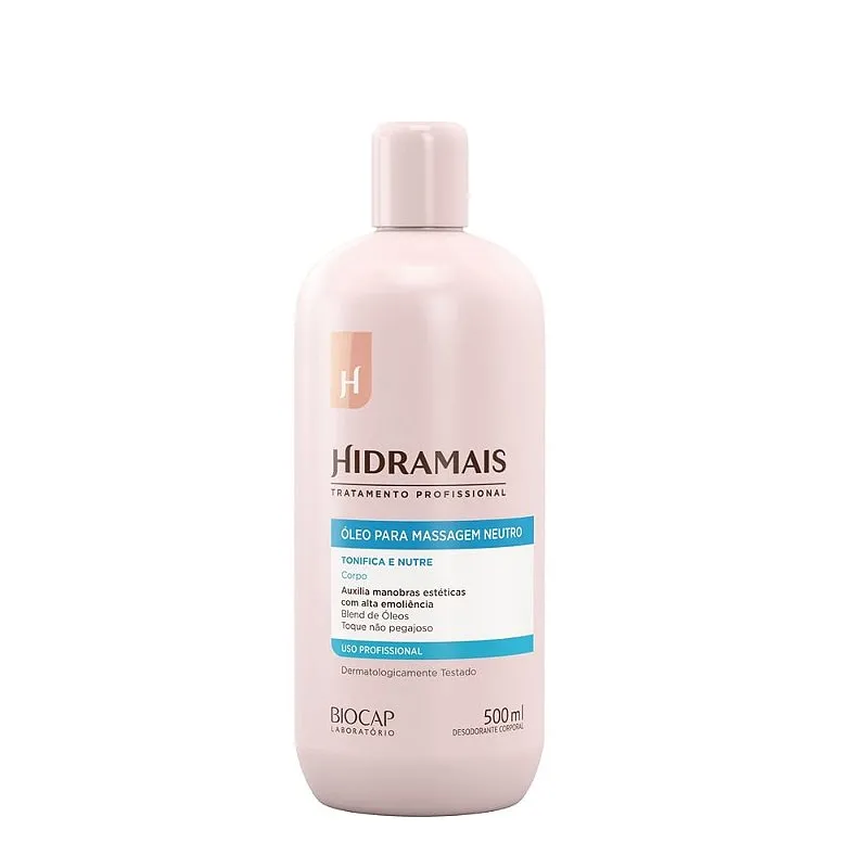Óleo de Massagem Neutro 500ML Hidramais