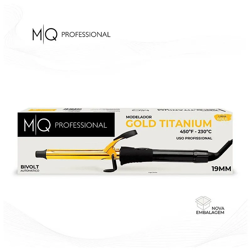 MQ Modelador Gold Titanium 19mm Bivolt