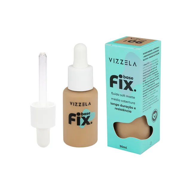 Base Liquida Fix Cor 06 Vizzela