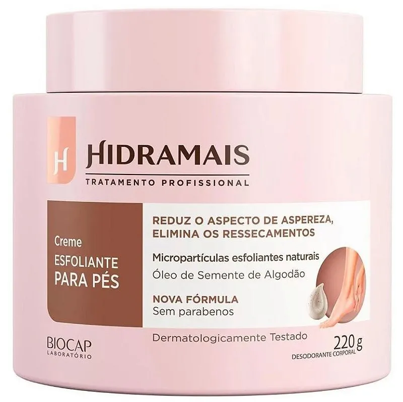 CREME ESFOLIANTE PARA PÉS HIDRAMAIS 220g