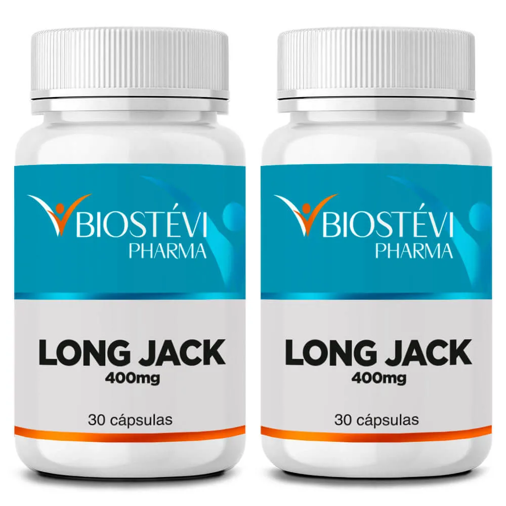 Kit 2 potes Long Jack 400mg - 30 Cápsulas