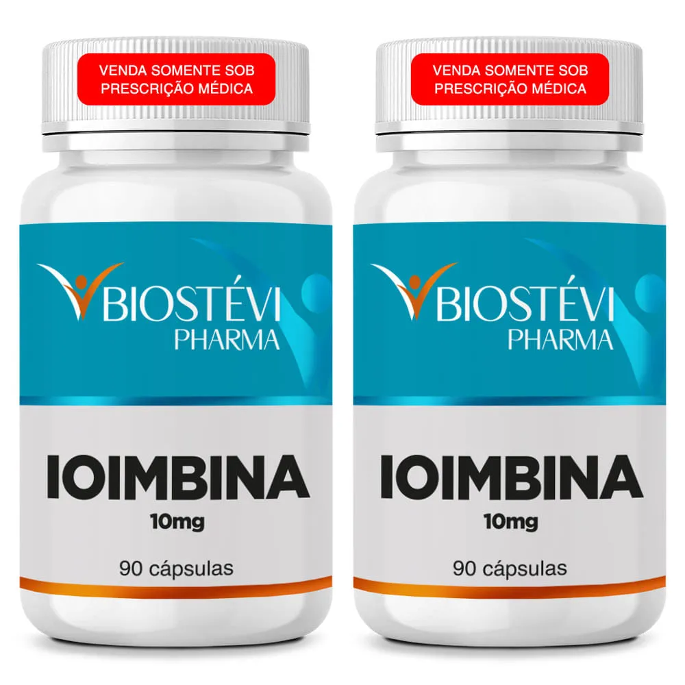 Kit 2 Potes Ioimbine 10mg 90 cápsulas