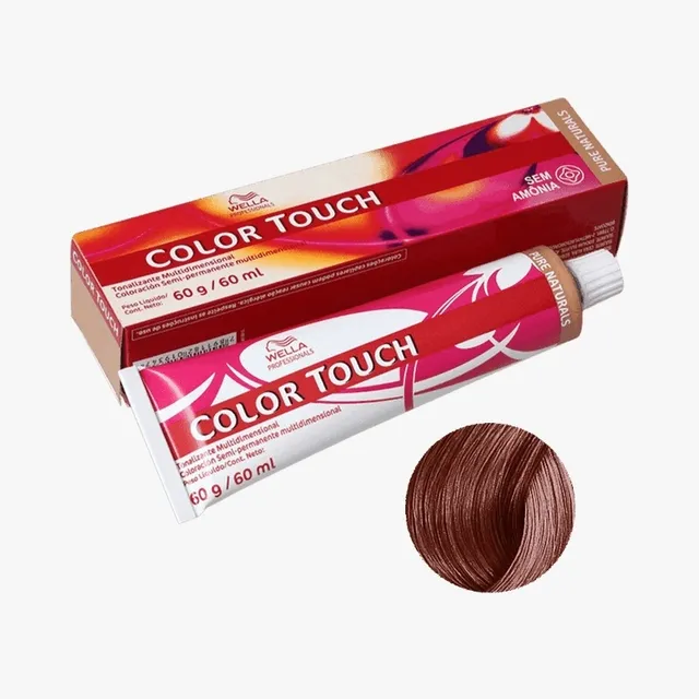 Tonalizante Wella Color Touch Deep Browns 6.77 Louro Escuro Marrom Intenso 60g
