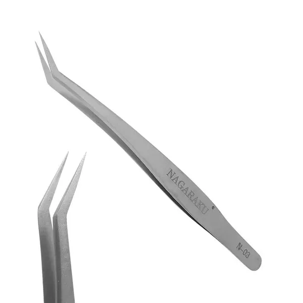 Pinça Profissional Nagaraku Alongamento De Cílios Selecione o Modelo Desejado