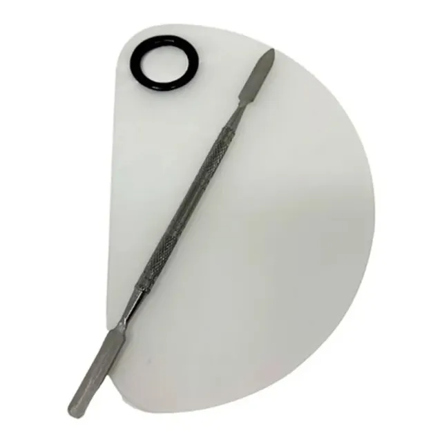 Placa e Espátula para Maquiagem