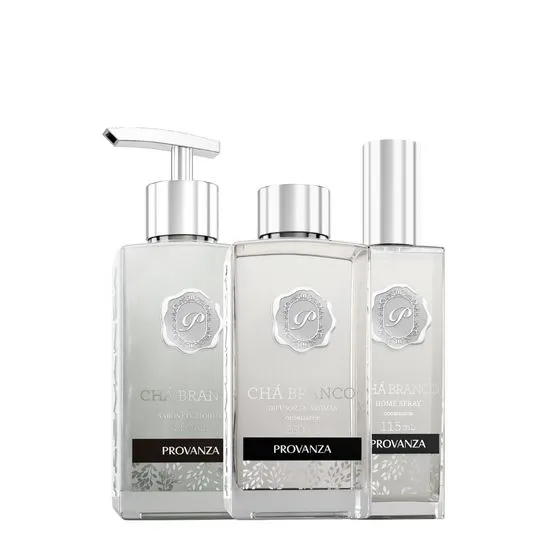 Kit Lavabo Clássicos Provanza - Fragrância Chá Branco