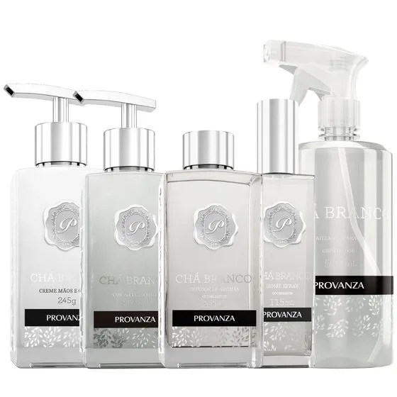 Kit Completo Clássicos Provanza - Fragrância Chá Branco