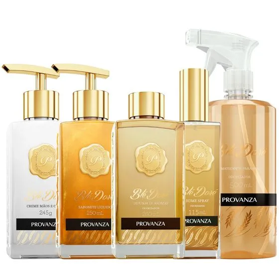 Kit Completo Clássicos Provanza - Fragrância Blé Doré