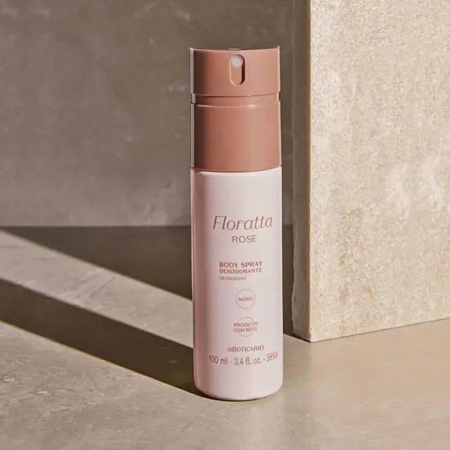 Body Spray Desodorante Floratta Rose oBoticário 100ml