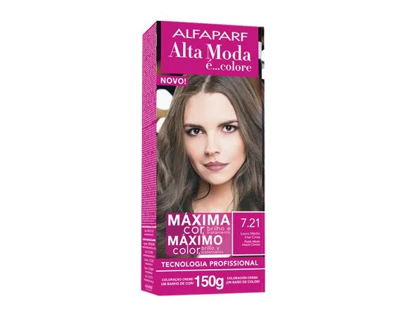 Tintura para Cabelo Alta Moda E Colore 7.21 60G