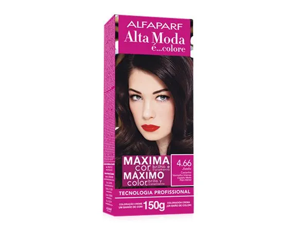 Tintura para Cabelo Alta Moda E Colore 4.66 60G