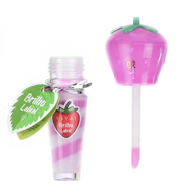 Brilho Labial Moranguinho Gloss Cor 2 Vivai