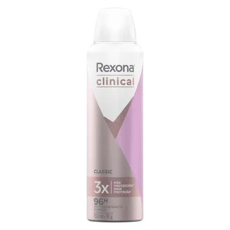 Desodorante Aerosol Clinical Classic 150ML - Rexona