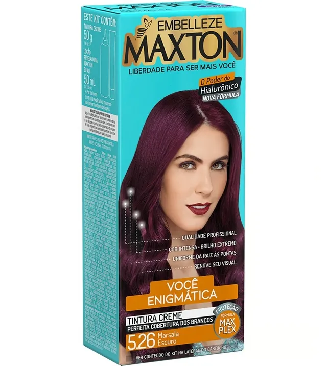 Tinta Maxton Kit Pratico Marsala Escuro 5.26