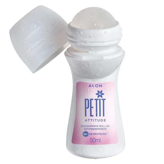 Desodorante Roll-On Antitranspirante 48h de Proteção Avon Petit Attitude