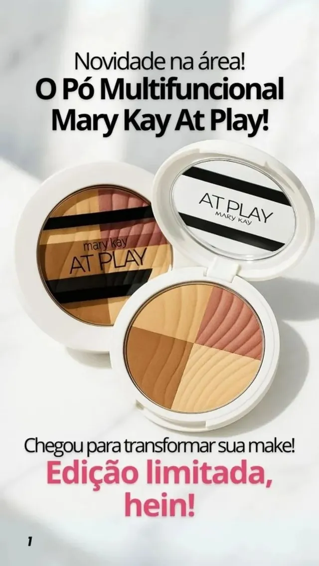 Pó Multifuncional Mary Kay (Bronzeador + Blush + Contorno + Iluminador)