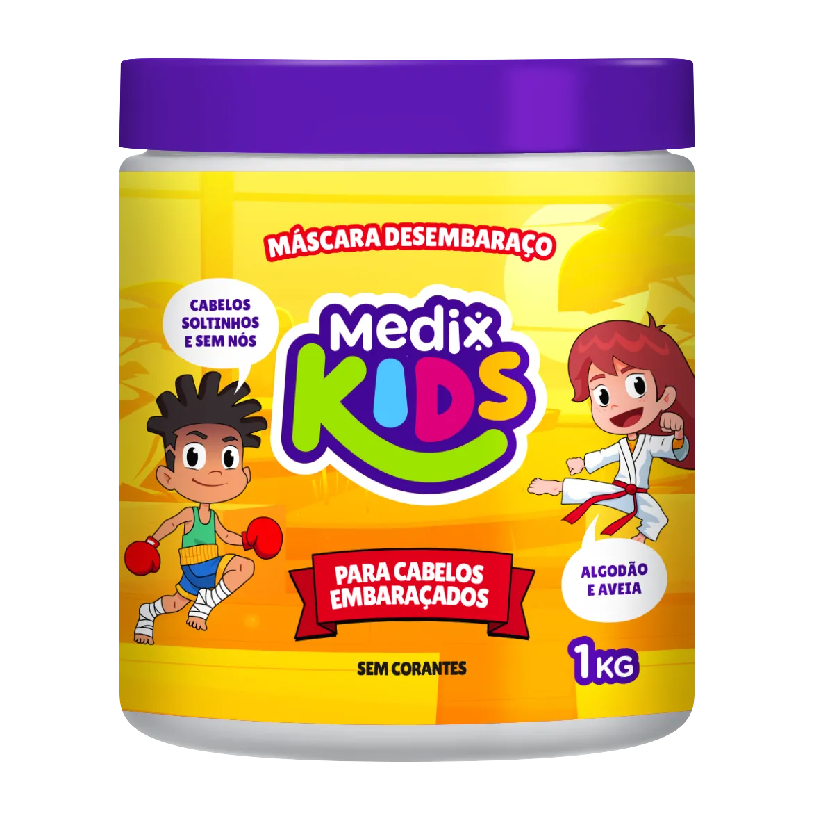 Mascára de Hidratação Medix Kids Desembaraço