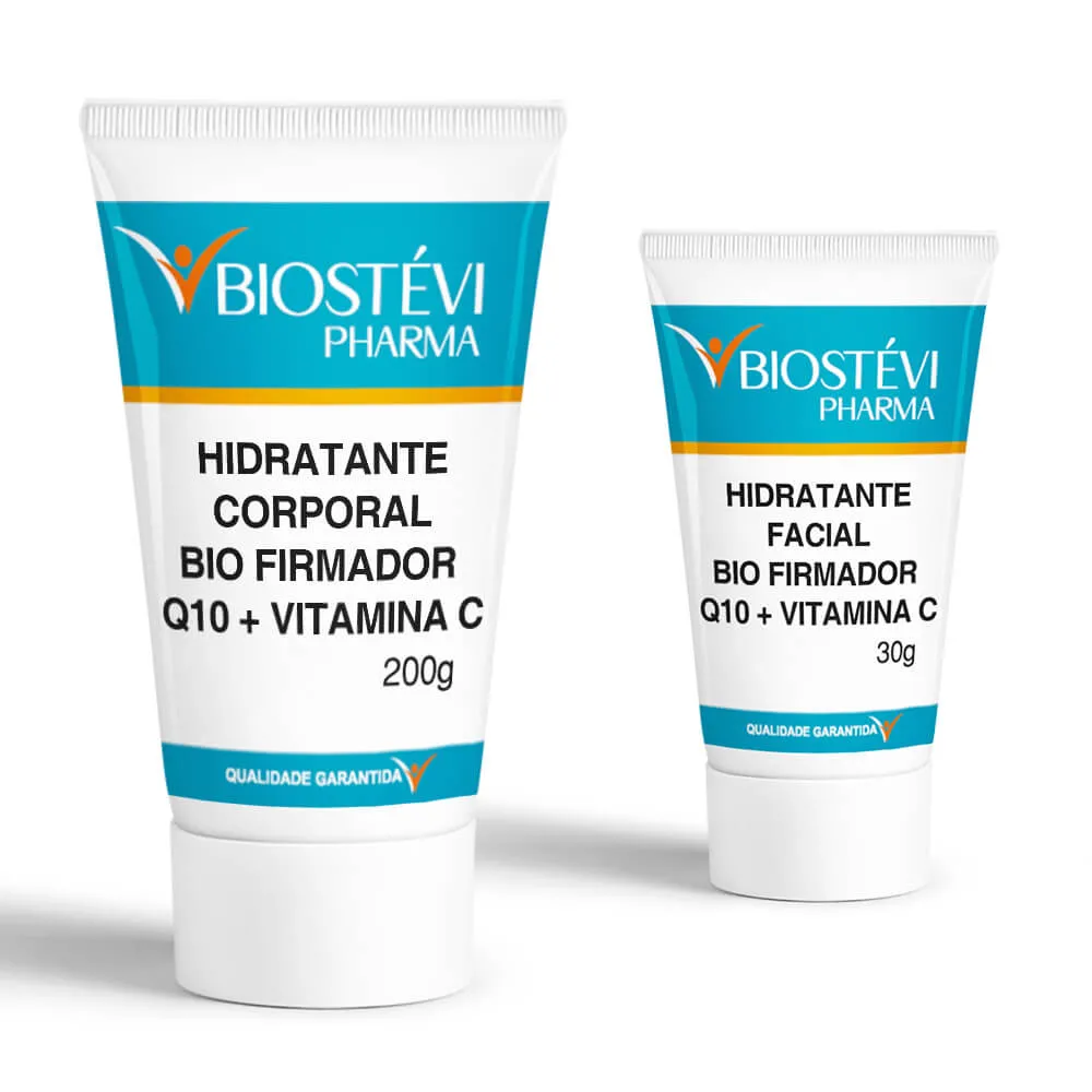 Kit hidratante bio firmador para rosto e corpo