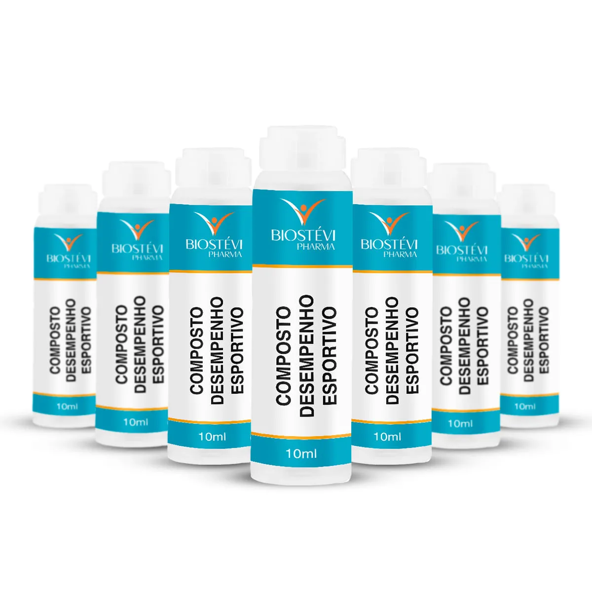 Composto Desempenho Esportivo + Força + Energia para Treinos - 10ml Cada Shot - 10 Unidades