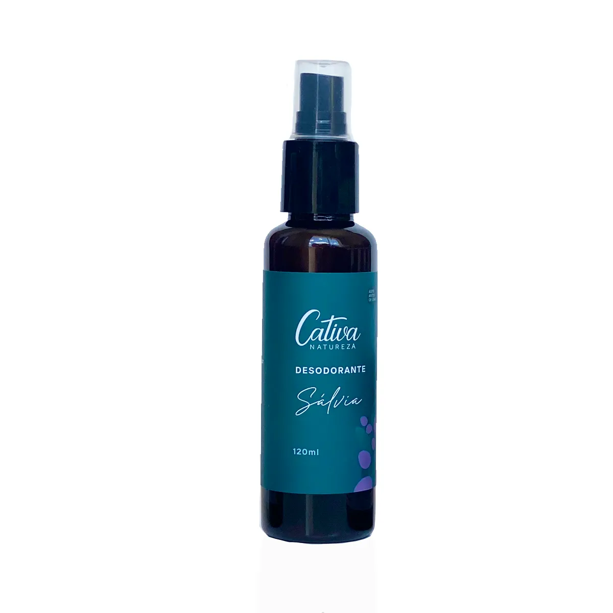 Desodorante Spray de Sálvia - Cativa - Frasco com 120ml