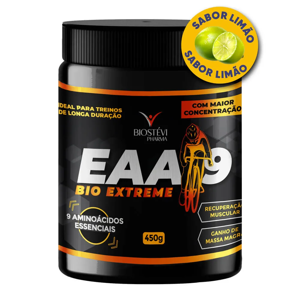 Bio Extreme Intra-Treino de Longa Duração - 9 Aminoácidos Essenciais - EAA-9 450g Sabor Limão