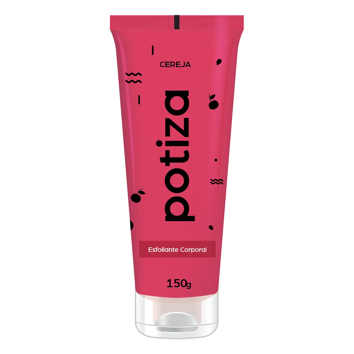 Creme Esfoliante Corporal Cereja Potiza