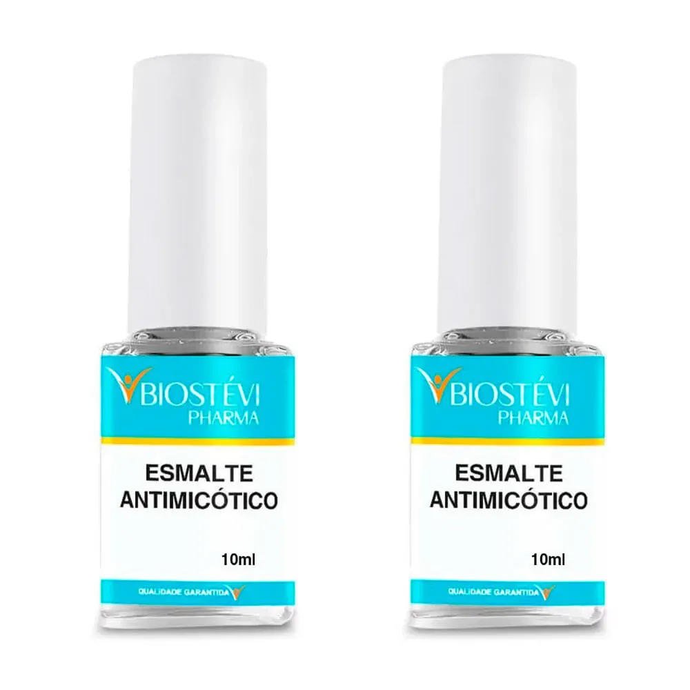Kit 2 esmaltes antimicótico 10ml