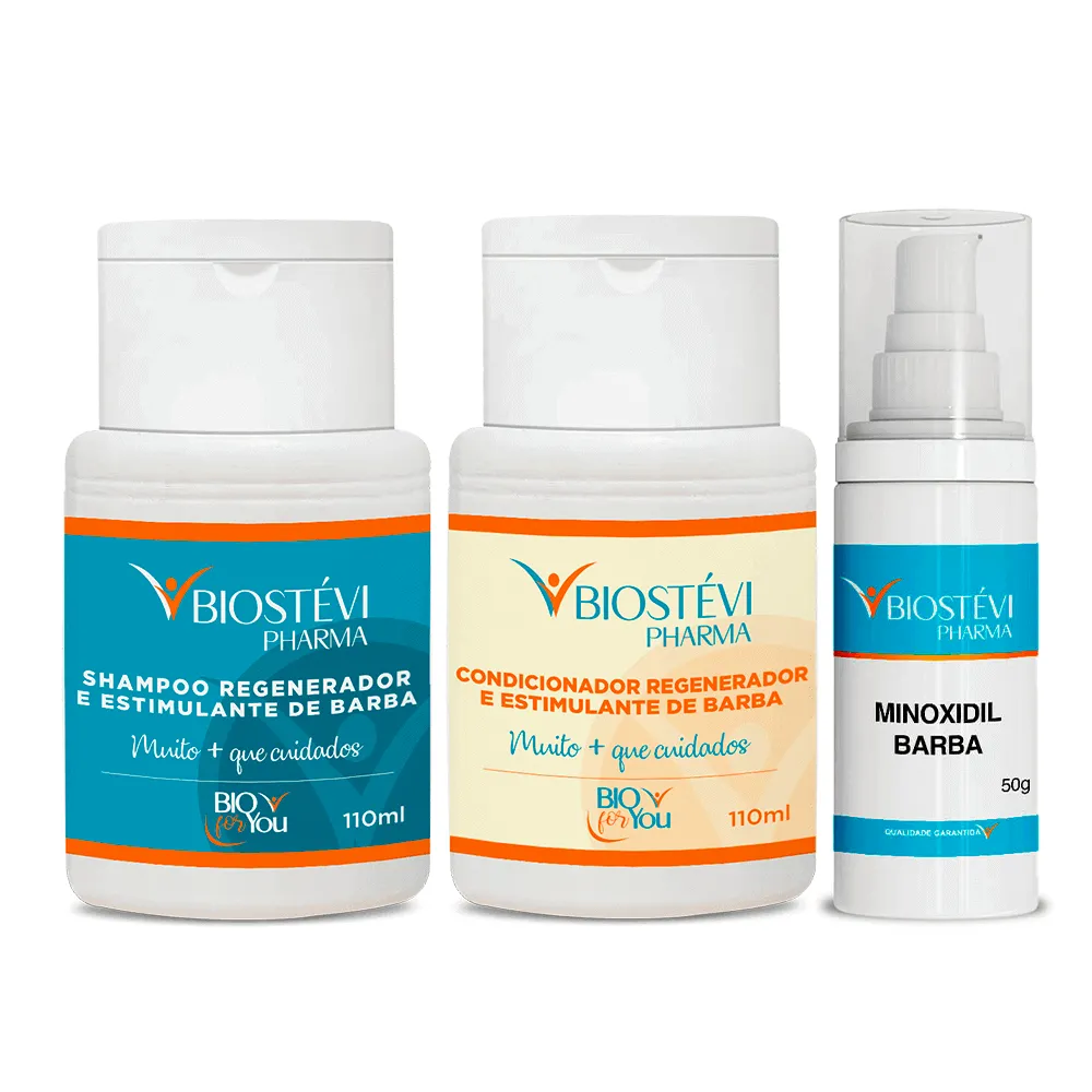 Kit Barba (Shampoo + Condicionador + Loção)