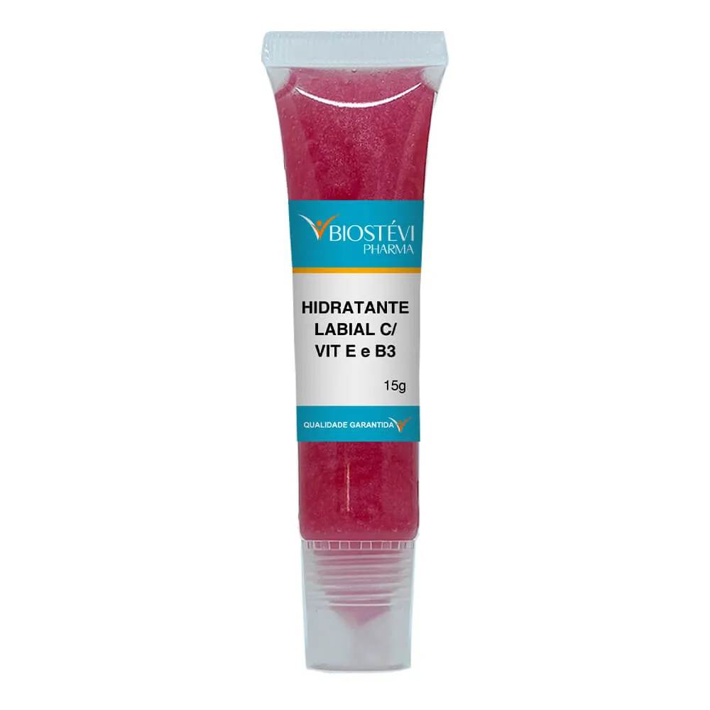 Lip balm - hidratante labial rico em vitamina e e b3 - 15g