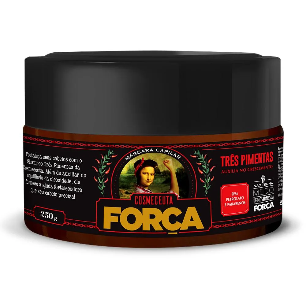 Máscara Força Três Pimentas Cosmeceuta