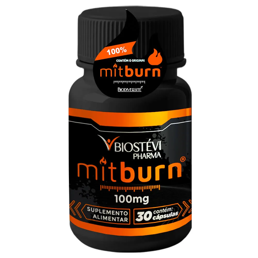 Mitburn 100mg 30 Cápsulas - Com Selo de Autenticidade