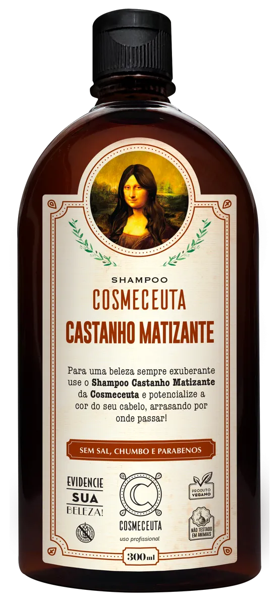 Shampoo Castanho Matizante Cosmeceuta