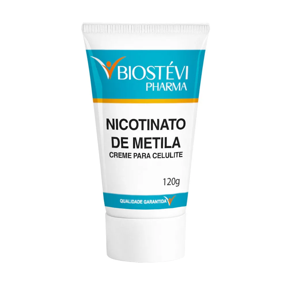 Nicotinato de Metila + Centella + Cafeína - Creme para Celulite 120g